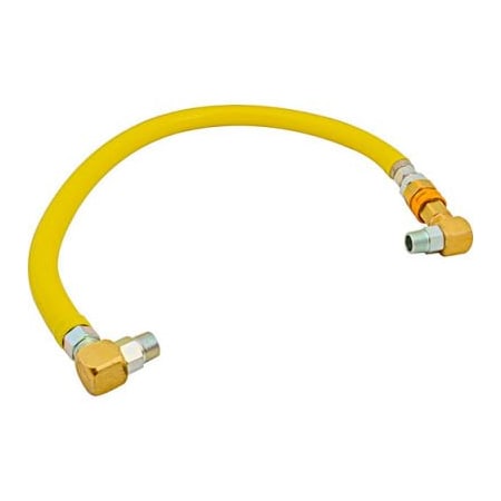 Allpoints 1571167 Gas Hose Flex Ctd 1 X48 W/90 (5 3/ 4 O.D ) For T&S Brass & Bronze Works 1571167